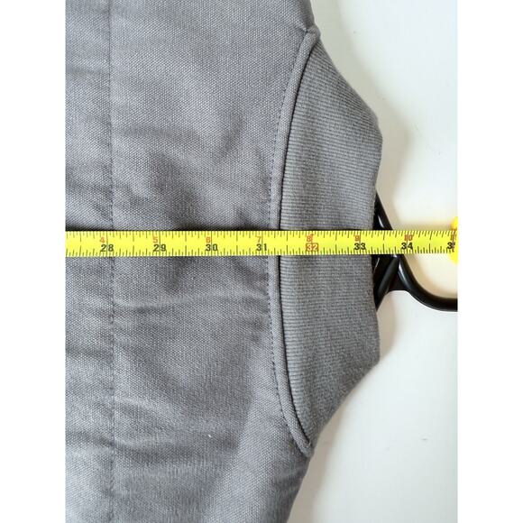 Wrangler Workwear Gilet Vest Men's 2XL Canvas Brown Lined Full Zip Gray - Picture 8 of 8